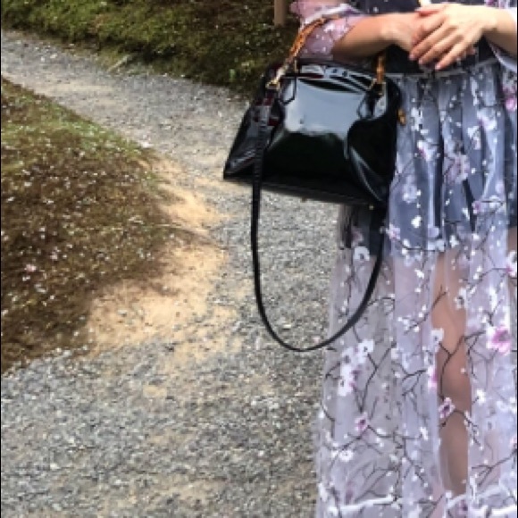 Vintage Gucci patent bamboo bag - 100% authentic - Picture 6 of 6